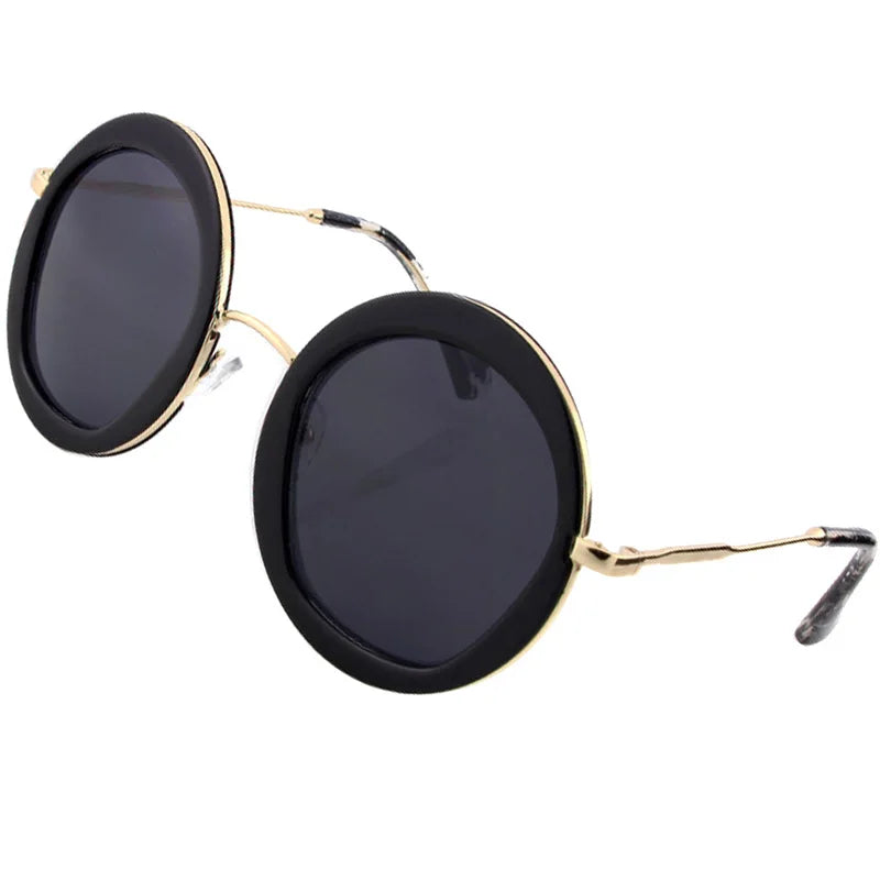 Sunglasses Women Luxury Brand Fashion Designer Vintage Round Sun Glasses for Ladies Retro Sun Glasses UV400