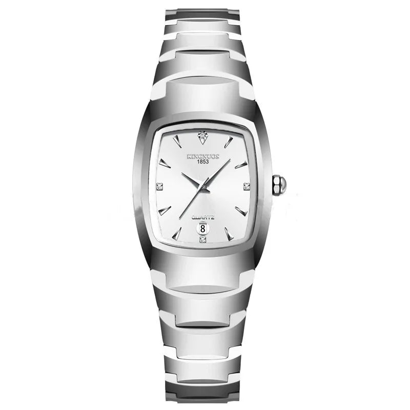 Couple Watches for Lovers Quartz Wristwatch Man Fashion Business Men Watch for Women Watches Tungsten Steel Ladies Watch xfcs