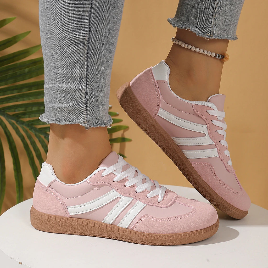 Fashionable Hot Selling Multi-color Sports and Leisure Shoes Elegant  Sexy Round Toe Flat Bottomed Women's Shoes for All Seasons
