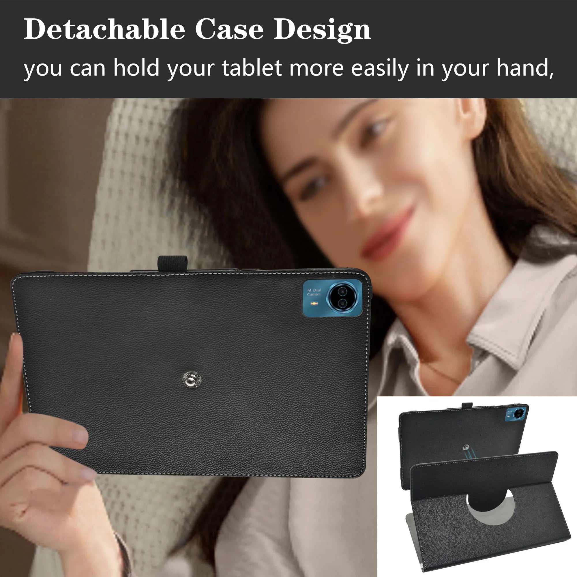 For TECLAST T70 14" Tablet Case  , 360 Degree Rotary Rotating PU Leather Cover