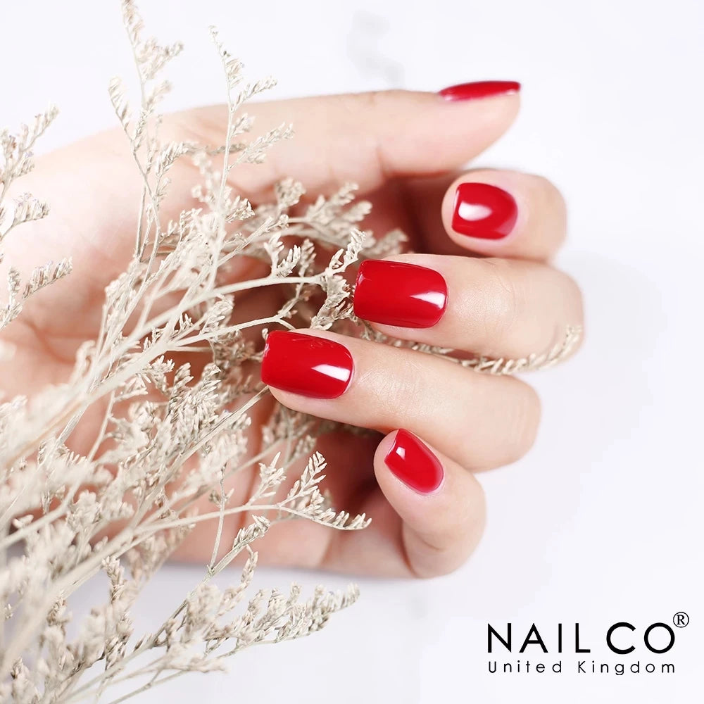NAILCO 8ml Pink Red Colors Gel Nail Polish Nail Art Varnishes Gel Lacquer Coat LED Nails Manicure Design UV Gel Varnish Soak Off
