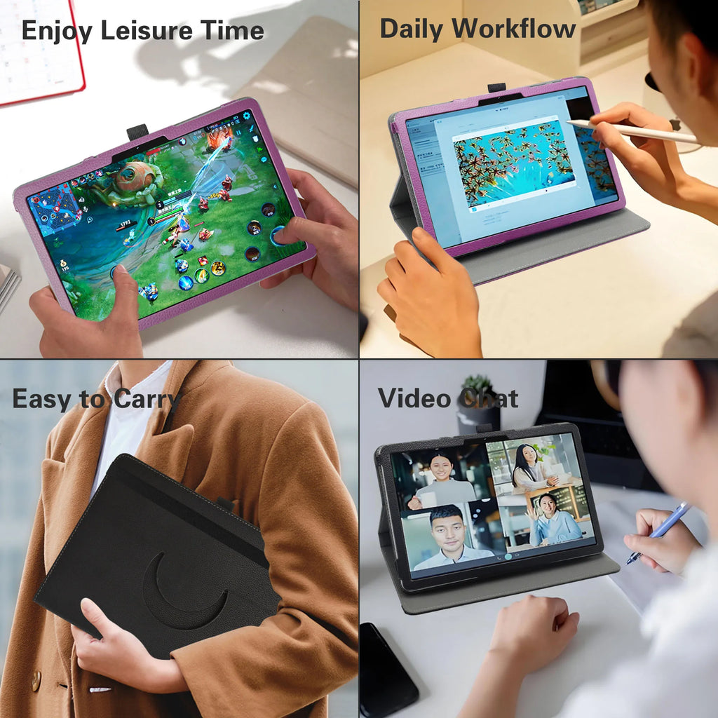 For TECLAST T70 14" Tablet Case  , 360 Degree Rotary Rotating PU Leather Cover