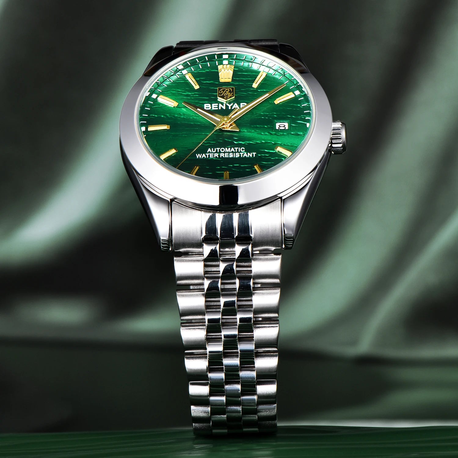 BENYAR Mens Watches Top Brand Luxury Man Mechanical Wristwatches Automatic Watch For Men Waterproof Sports Stainless Steel Clock