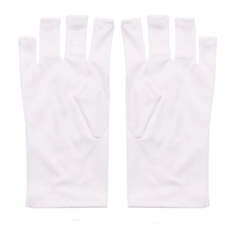 Nail Art UV Protection Gloves Anti-UV Radiation Gel LED Lamp Hand Protector For Nail Art Gel UV LED Lamp Tool