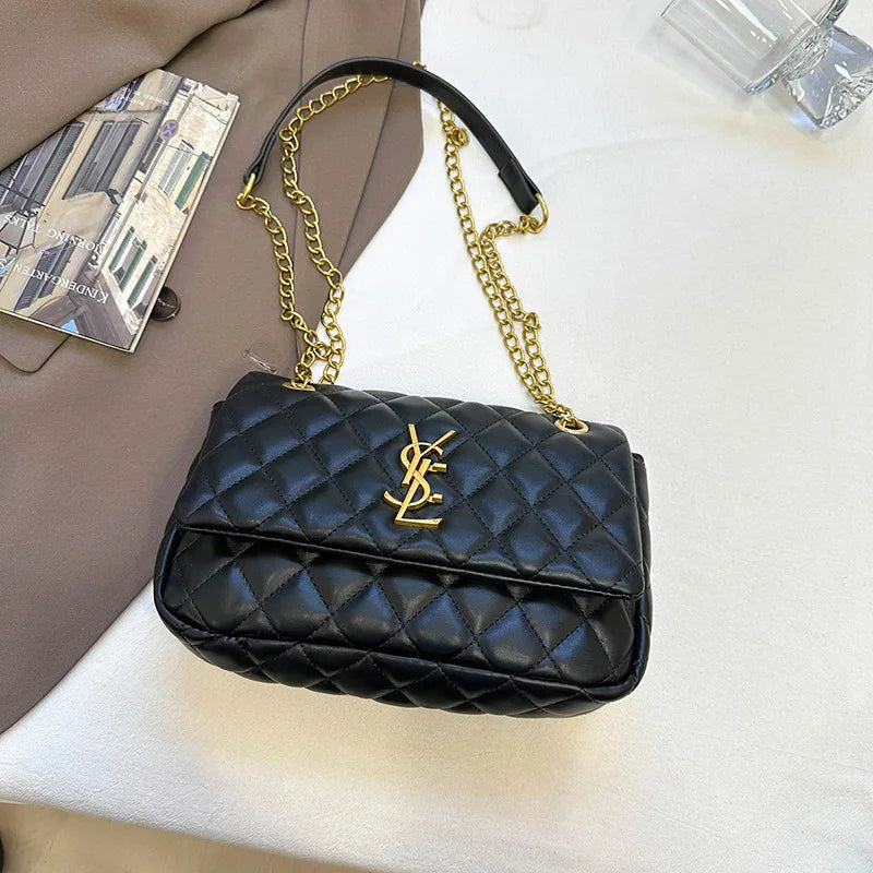 Fashionable Chic High-End Diaper Bag For Women Designer Leather Crossbody Handbag Large Capacity Trendy Tote Bag