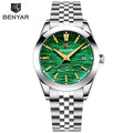 BENYAR Mens Watches Top Brand Luxury Man Mechanical Wristwatches Automatic Watch For Men Waterproof Sports Stainless Steel Clock