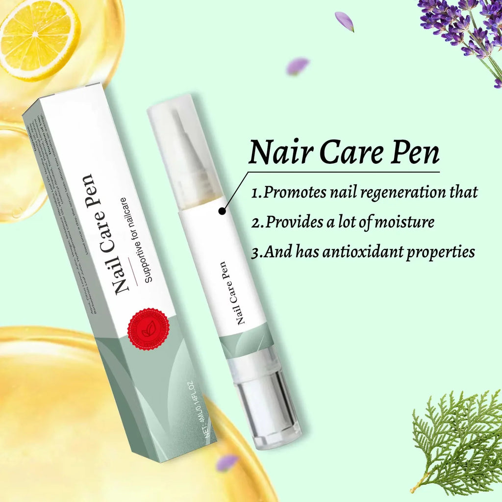 4ml Nail Care Pen – Strengthen, Moisturize & Repair Dry, Weak Nails with Antioxidant Formula & Natural Oils