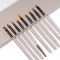 LINMANDA Nail Art Design Pen Painting Tools with Nail Extension Gel Brush Nail Gel Brush Salon at Home DIY Manicure 9Psc