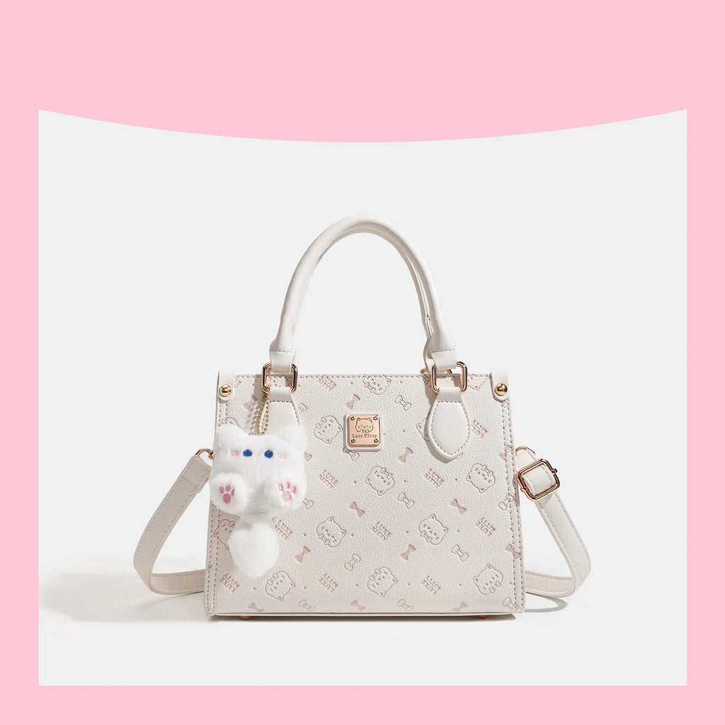 Elegant Solid Color Leather Diaper Bag For Women Designer Crossbody Messenger Large Capacity Fashionable Luxury Tote Bag
