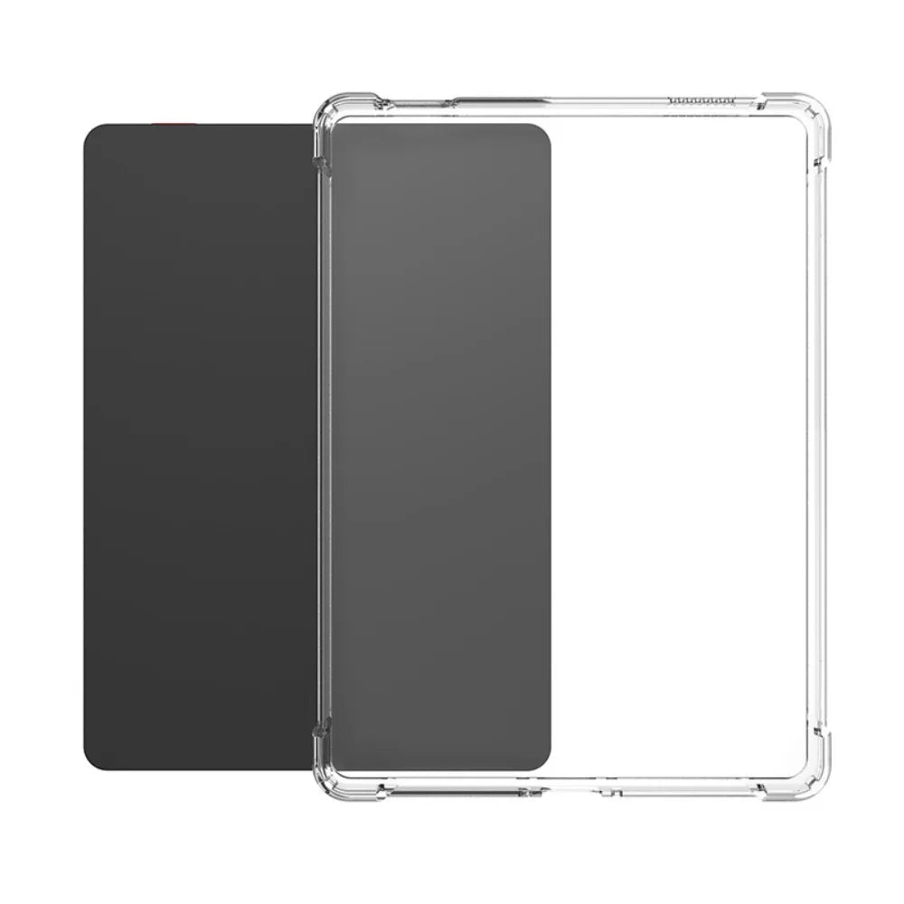 New TPU Tablet Case Transparent Shockproof Back Cover Ultra-thin with Pen Slot Protective Cover for Bigme B6 eReader 6 inch