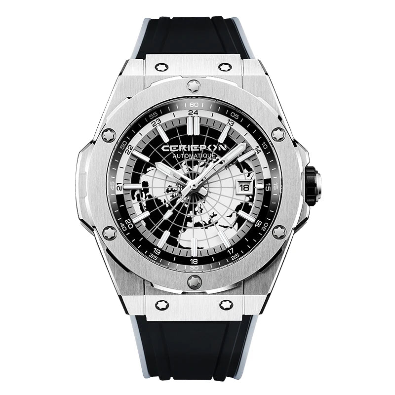 2026 Men's Automatic Watches Classic Multifunctional Mechanical Watch For Mens Business Stainless Steel Clock Waterproof Reloj