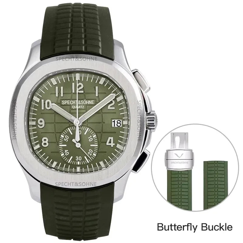 Mens Watches Top Brand Luxury Waterproof Luminous Hands Chronograph Wrist Watch Men Watch 2021 Sport Male Clock Military Watch