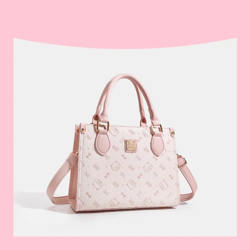 Elegant Solid Color Leather Diaper Bag For Women Designer Crossbody Messenger Large Capacity Fashionable Luxury Tote Bag