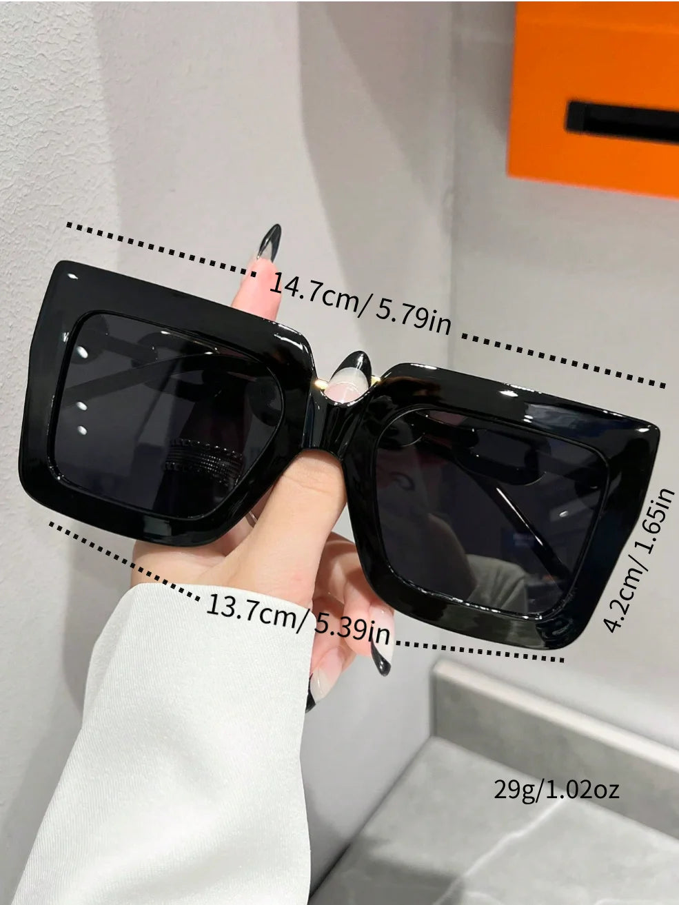 1 pair of unisex square full-frame fashion sunglasses, suitable for sports, fishing, vacations, travel, driving, street style, beach, outdoor activities, golf, festivals, rock climbing, street fashion accessories, and