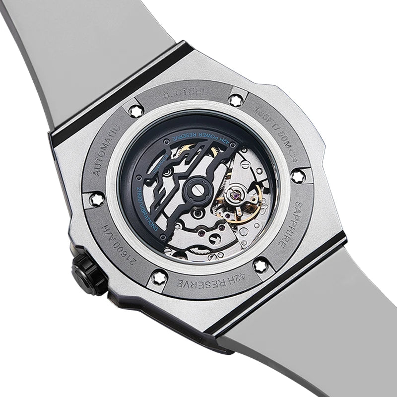 2026 Men's Automatic Watches Classic Multifunctional Mechanical Watch For Mens Business Stainless Steel Clock Waterproof Reloj