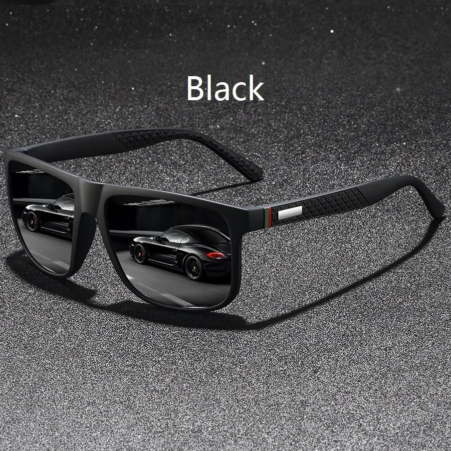 Fashion Outdoor Driving Sunglasses Popular Square Frame Sun Glasses Classic Men's and Women's Fishing Hiking Glasses