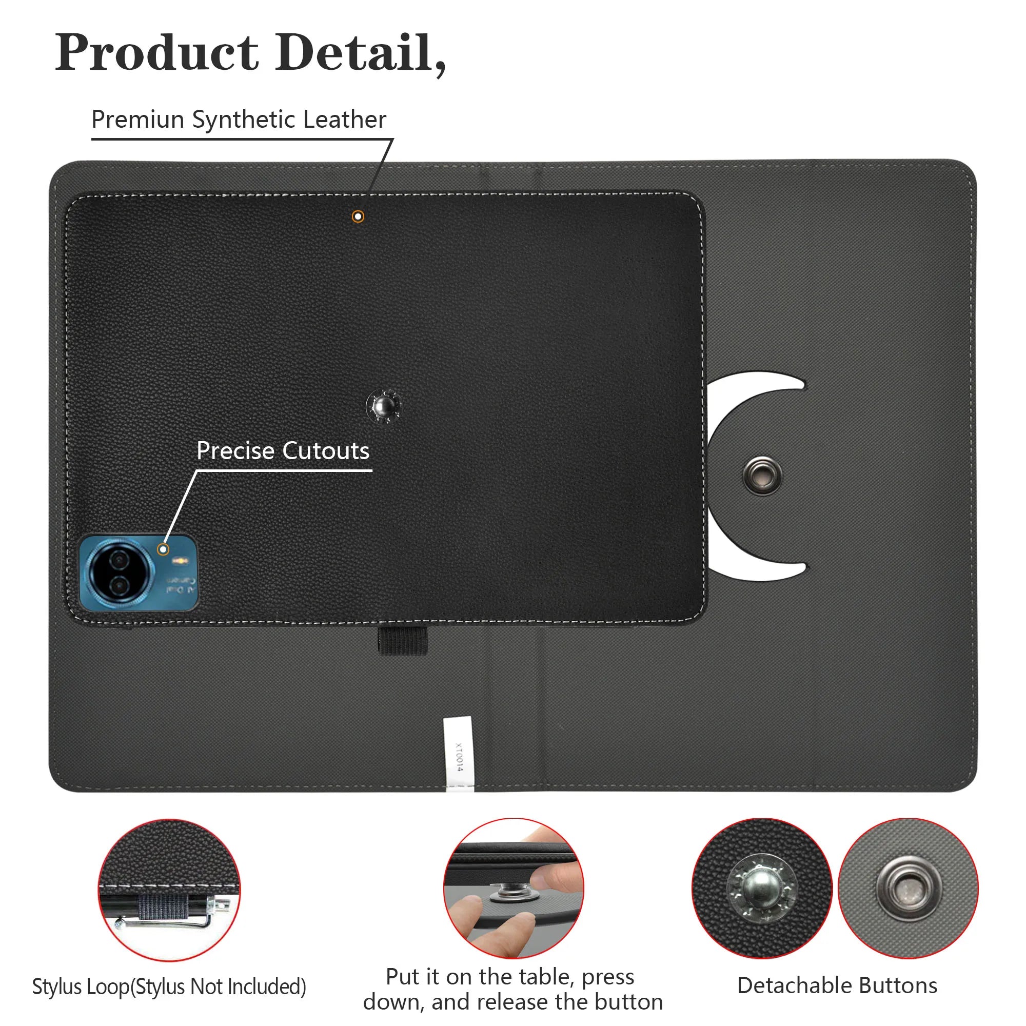 For TECLAST T70 14" Tablet Case  , 360 Degree Rotary Rotating PU Leather Cover
